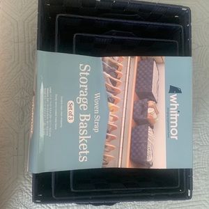 New woven baskets 3 sizes per package